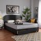 Baxton Studio Larese Dark Grey Upholstered 2-Drawer Queen Size Platform Storage Bed 161-9899 - alternate 10